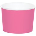 Creative Converting Candy Pink Treat Cups, 3.5"x2.5", 96PK 349805